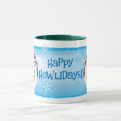 Happy Howlidays Old English Sheepdog Mok (Midden)