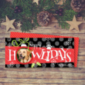 Happy HOWLidays Ornament Dog Foto Kerst Kaart