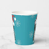 Happy Howlidays Papieren Bekers (Rechts)