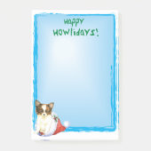 Happy Howlidays Papillon Post-it® Notes (Voorkant)
