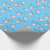 Happy Howlidays Parson Russell Terrier Cadeaupapier (Hoek)