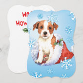 Happy Howlidays Parson Russell Terrier Feestdagenkaart (Voorkant / Achterkant)