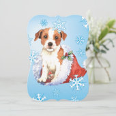 Happy Howlidays Parson Russell Terrier Feestdagenkaart (Staand voorkant)