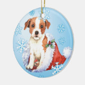 Happy Howlidays Parson Russell Terrier Keramisch Ornament (Links)