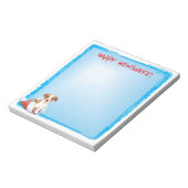 Happy Howlidays Parson Russell Terrier Notitieblok (Linkerzijde)