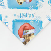 Happy Howlidays PBGV Fleece Blanket Deken (Hoek)