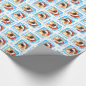 Happy Howlidays Pekingese Cadeaupapier (Hoek)