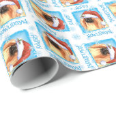 Happy Howlidays Pekingese Cadeaupapier (Rol Hoek)