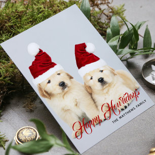 Happy Howlidays Pet Dog Holiday Foto   Kerstmis Feestdagenkaart