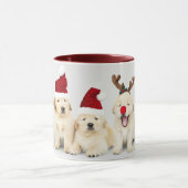 Happy Howlidays Pet Dog Holiday Foto | Kerstmis Mok (Midden)