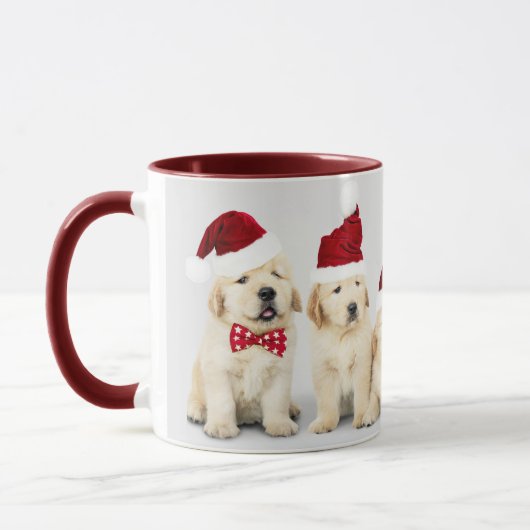 Happy Howlidays Pet Dog Holiday Foto | Kerstmis Mok (Links)
