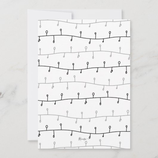 Happy Howlidays Pet Dog kerstKaart Kaart (Achterkant)