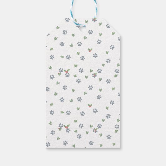 Happy Howlidays Photo Card Cadeaulabel (Achterkant)