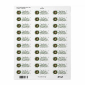 Happy Howlidays Photo Card Etiket (Full Sheet)