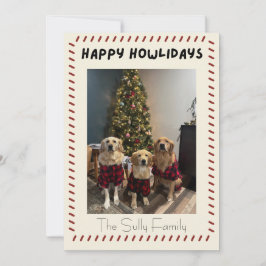 Happy Howlidays Photo Card Feestdagenkaart