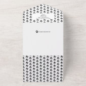 Happy Howlidays Photo Collage Dog kerstkaart All In One Uitnodiging (Buitenkant)