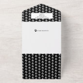 Happy Howlidays Photo Collage Dog kerstkaart All In One Uitnodiging (Buitenkant)