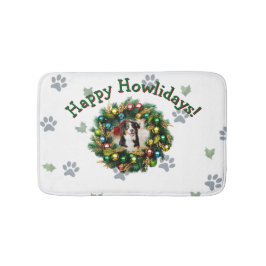 Happy Howlidays Photo Image Badmat