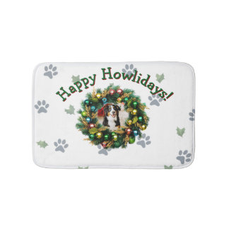 Happy Howlidays Photo Image Badmat