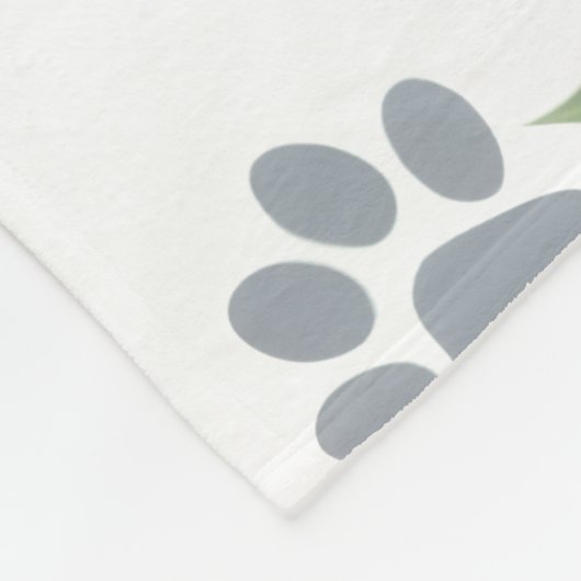 Happy Howlidays Photo Image Fleece Deken (Hoek)