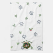 Happy Howlidays Photo Image Theedoek (Verticaal)