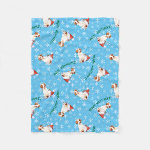 Happy Howlidays Pointer Fleece Blanket Deken