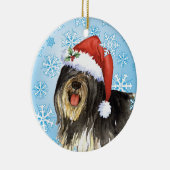 Happy Howlidays PON Keramisch Ornament (Rechts)