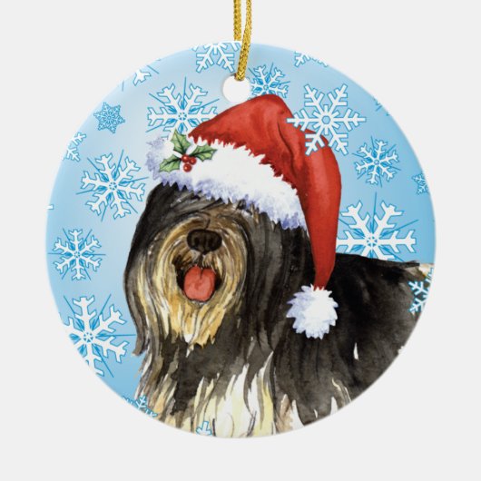 Happy Howlidays PON Keramisch Ornament (Voorkant)