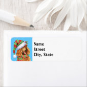 Happy Howlidays Poodle Etiket (Insitu)