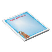 Happy Howlidays Poodle Notitieblok (Schuin)