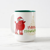 Happy Howlidays poolkoffie Mok (Voorkant links)