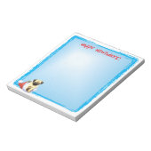 Happy Howlidays Pug Notitieblok (Linkerzijde)