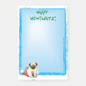 Happy Howlidays Pug Post-it® Notes (Voorkant)