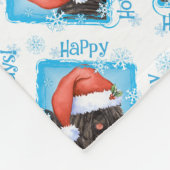 Happy Howlidays Puli Fleece Deken (Hoek)