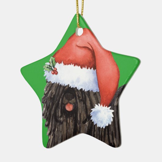 Happy Howlidays Puli Keramisch Ornament (Links)