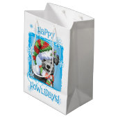 Happy Howlidays Pumi Medium Cadeauzakje (Achterkant Gekanteld)