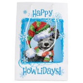 Happy Howlidays Pumi Medium Cadeauzakje (Achterkant)