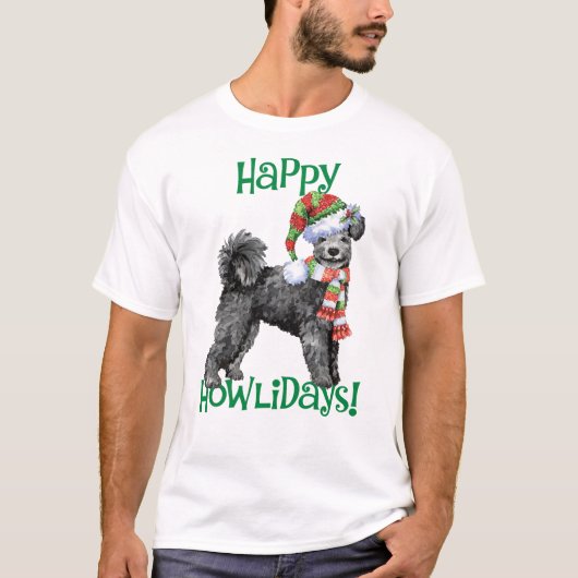 Happy Howlidays Pumi T-shirt (Voorkant)