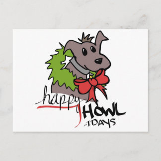 Happy Howlidays - Puppy - Briefkaart