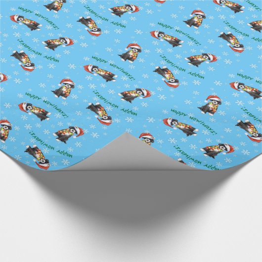 Happy Howlidays PWD Cadeaupapier (Hoek)