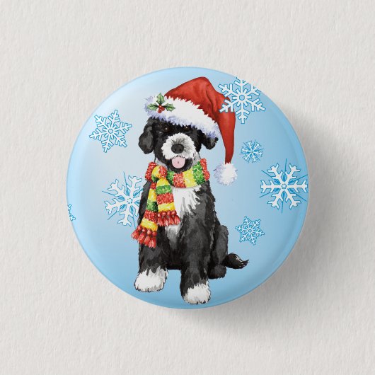 Happy Howlidays PWD Ronde Button 3,2 Cm (Voorkant)