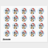 Happy Howlidays PWD Ronde Sticker (Vel)