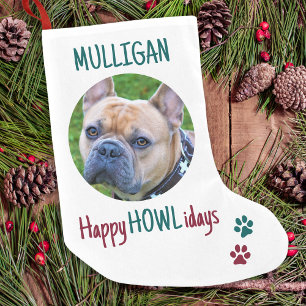 Happy HOWLidays Red Green Kerstmis foto Kleine Kerstsok