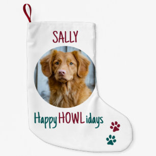 Happy HOWLidays Red Green Kerstmis foto Kleine Kerstsok