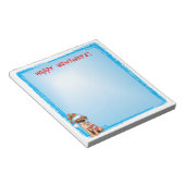 Happy Howlidays Redbone Notitieblok (Schuin)