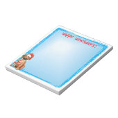 Happy Howlidays Rhodesian Ridgeback-laptop Notitieblok (Linkerzijde)