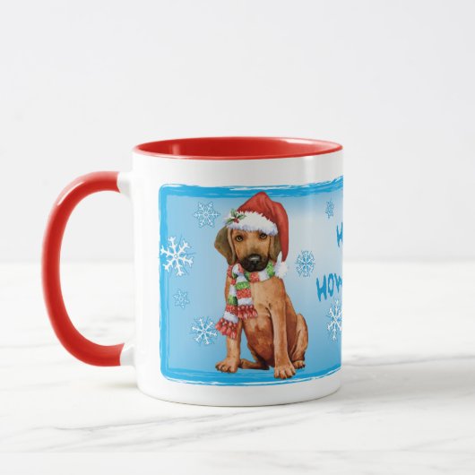Happy Howlidays Rhodesian Ridgeback Mok (Links)