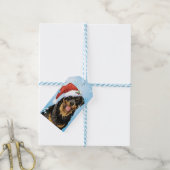 Happy Howlidays Rottweiler Cadeaulabel (Met Touw)