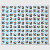 Happy Howlidays Rottweiler Cadeaupapier (Vlak)