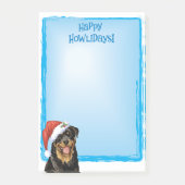 Happy Howlidays Rottweiler Post-it® Notes (Voorkant)